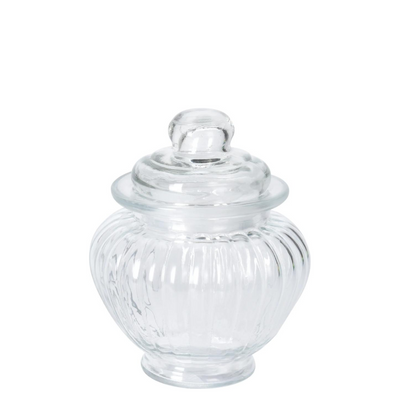 Voorraadpot Glas - 9.3 cm x 12.8 cm - 300 ml