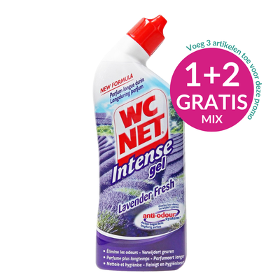 WC Net Gel Intense Lavendel Fris - 750 ml